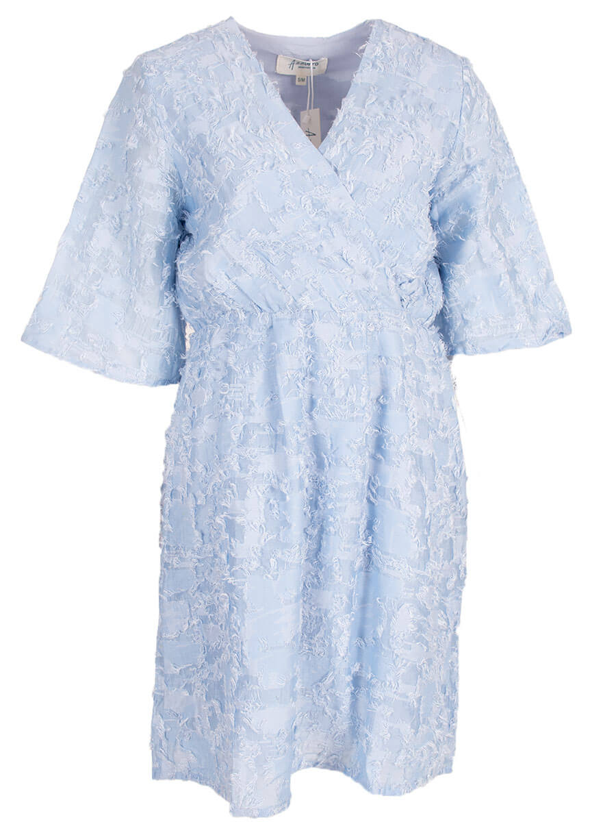 Jurkje ruffle blauw
