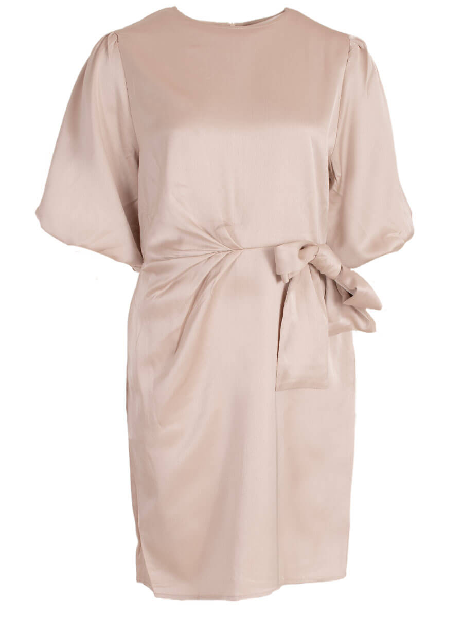 Jurkje satin beige
