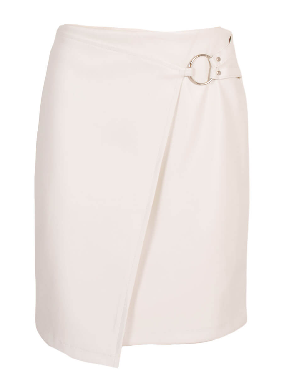 PU leather rokje