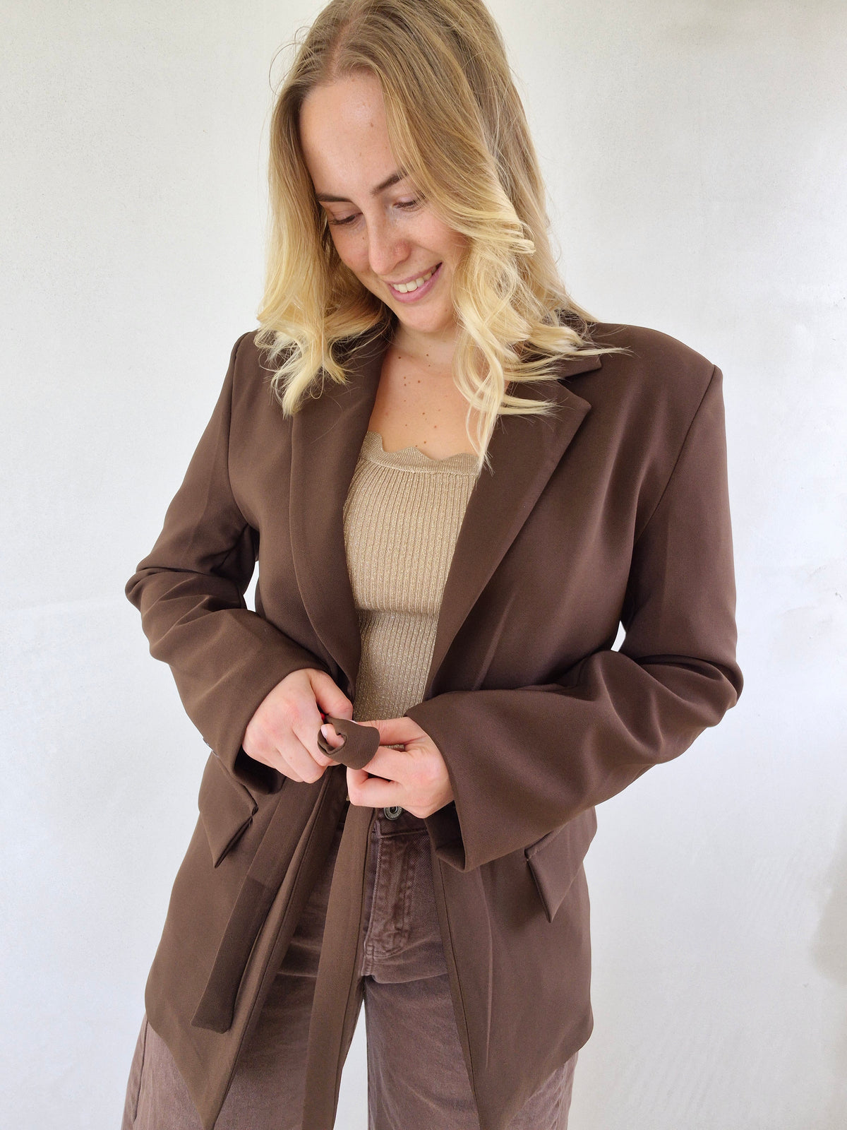 Blazer Sophie bruin