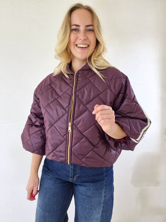 Jas Stripe Bordeaux