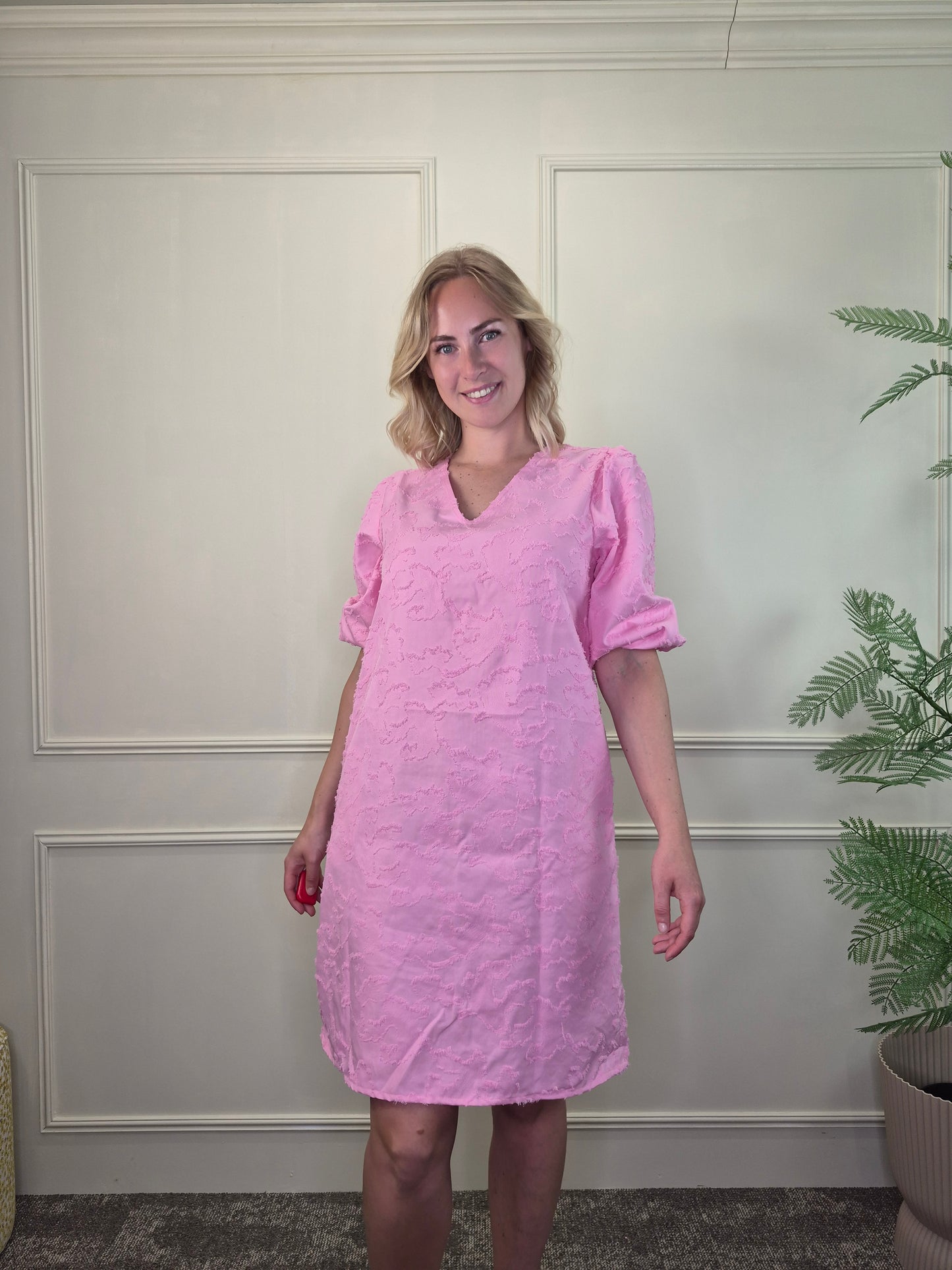 Jurkje met strik roze