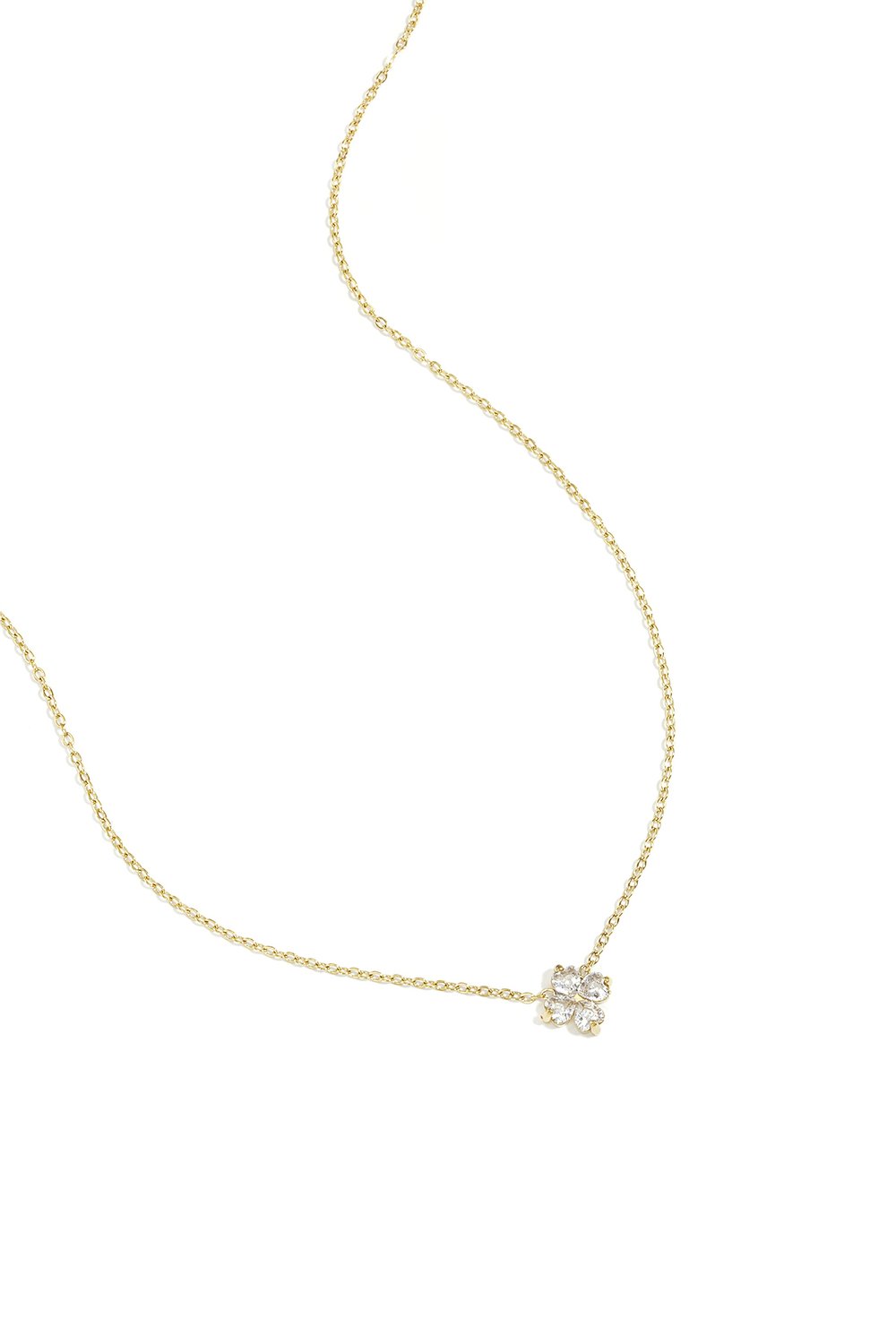 Ketting klaver goud