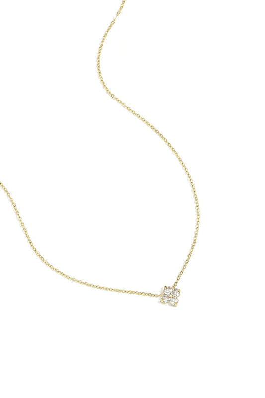Ketting klaver goud
