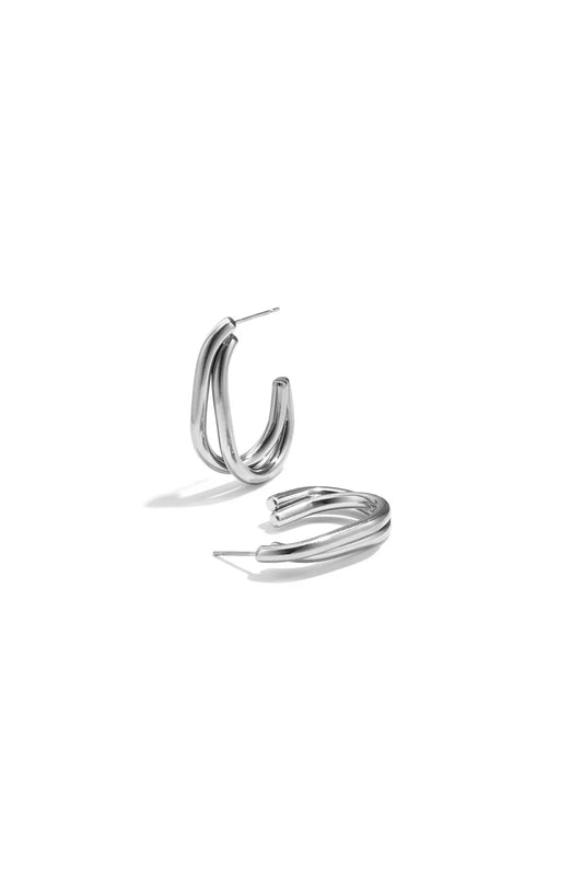 Oorbellen Floor zilver