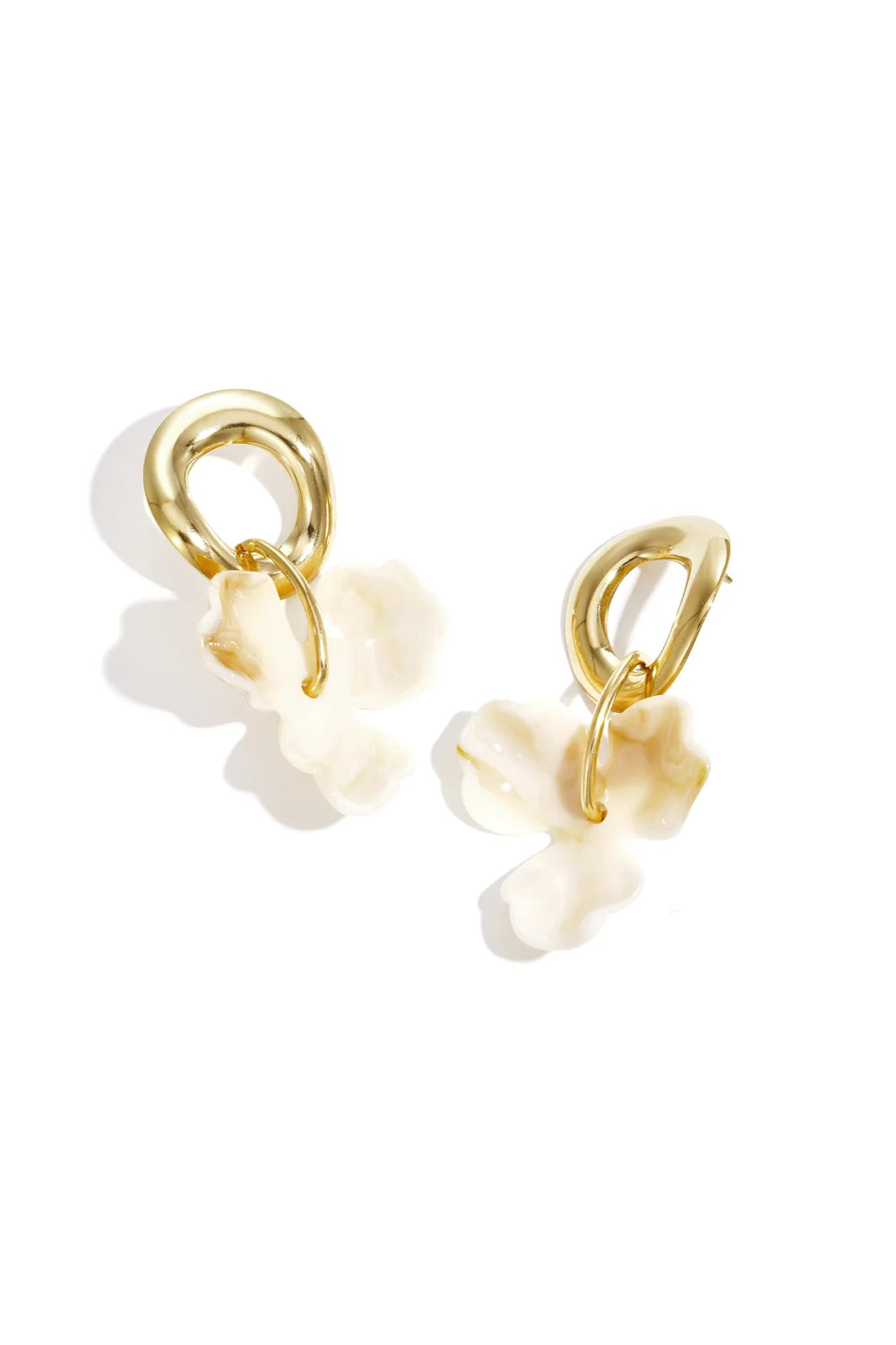 Oorbellen Honey Beige