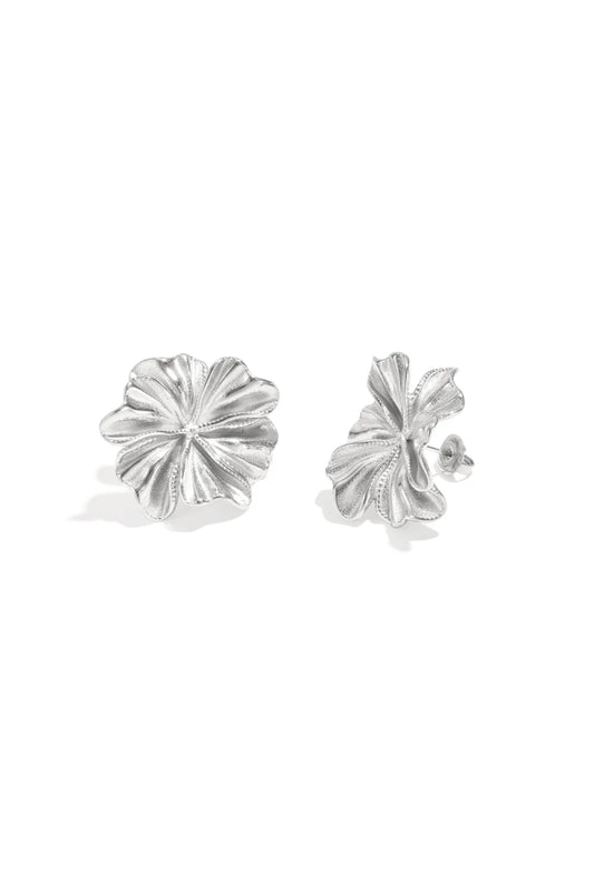 Oorbellen Daisy zilver