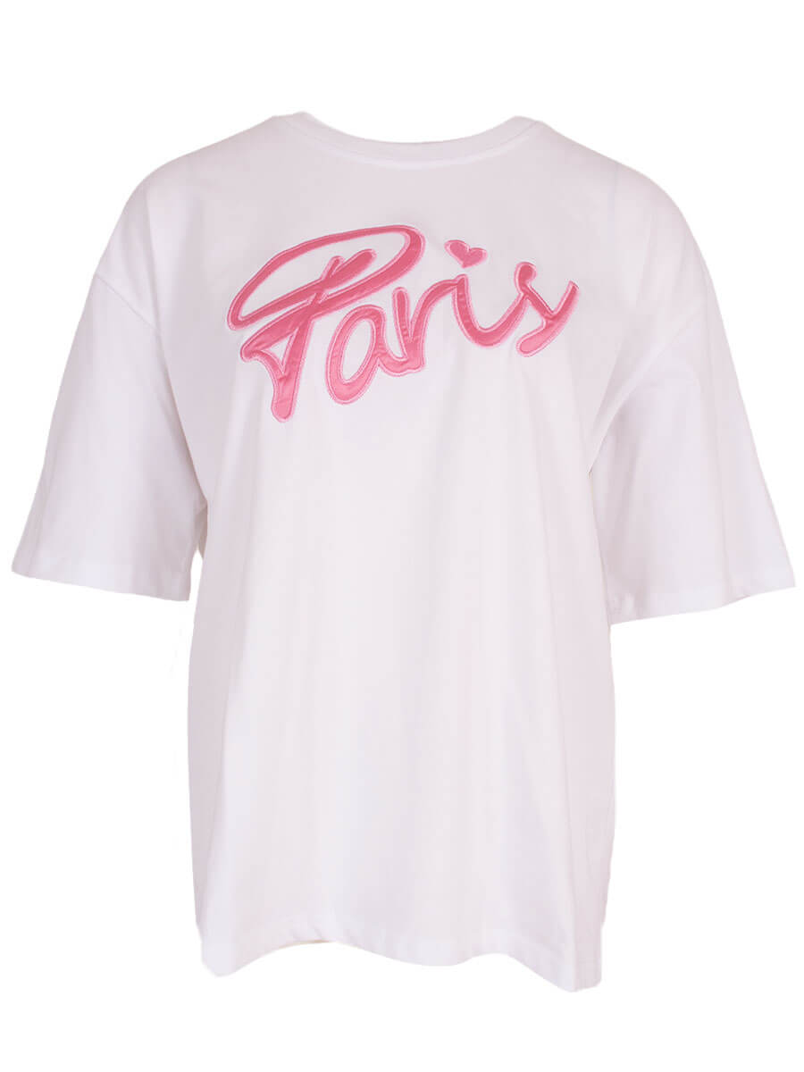 T-shirt Paris roze